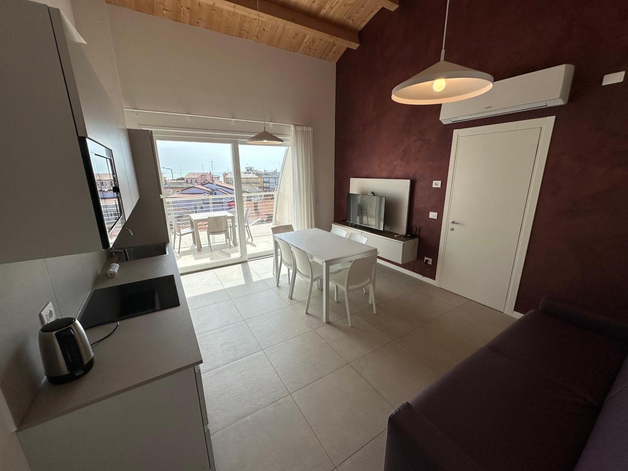 Woody Green Penthouse Sea View - Agenzia Cocal Каорле Екстер'єр фото